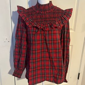 Sail to Sable Red Plaid Shirt